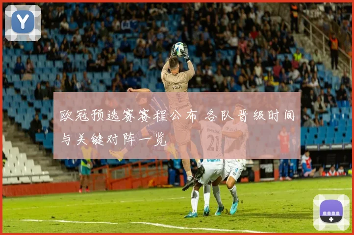 欧冠预选赛赛程公布 各队晋级时间与关键对阵一览